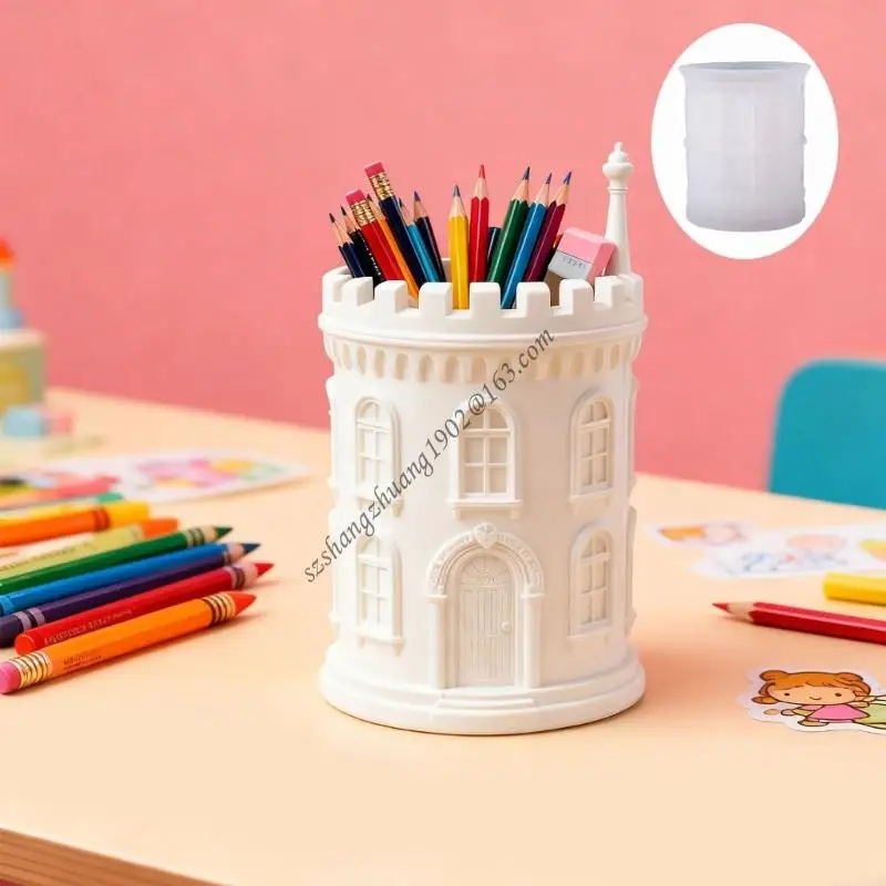 

Q6RB Многоразовые силиконовые формы для замков, декоративные контейнеры для поделок из бетона, смолы и цемента и уникальные для