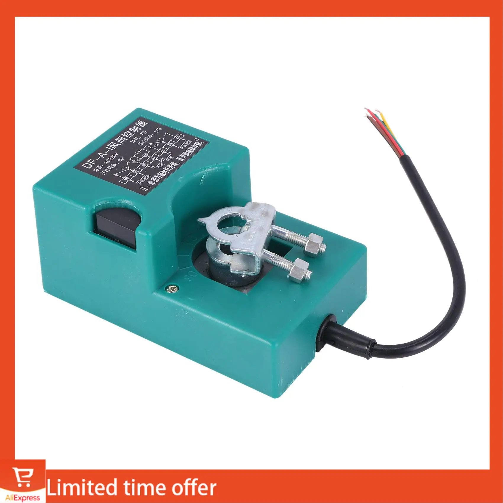 

Контроллер демпфера Fresh DF-A-I, электрический ручной привод AC220V, переключатель привода заслонки воздушного клапана для клапана вентиляционной трубы