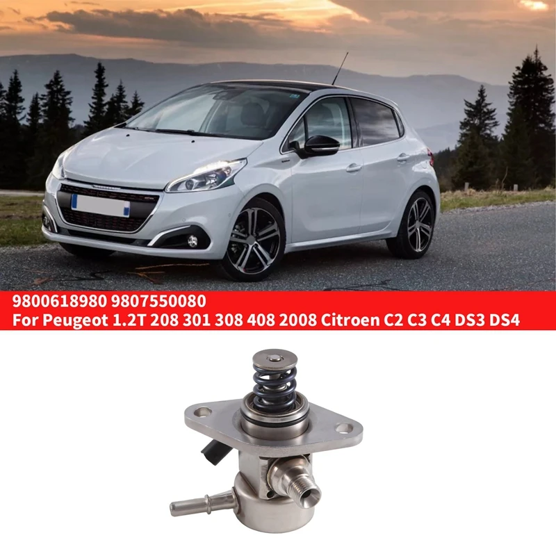 9800618980 топливный насос высокого давления, бензиновый насос для автомобиля Peugeot 1,2 T 208 301 308 408 2008 Citroen C2 C3 C4 DS3 DS4, запчасти