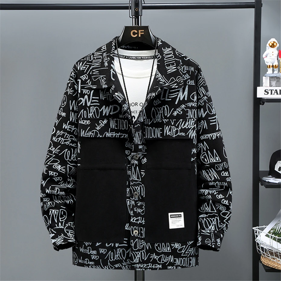 Color Block Patchwork Denim Jacket Men 11XL 10XL Plus Size Jean Jackets Vintage Coat Male Big Size Outerwear