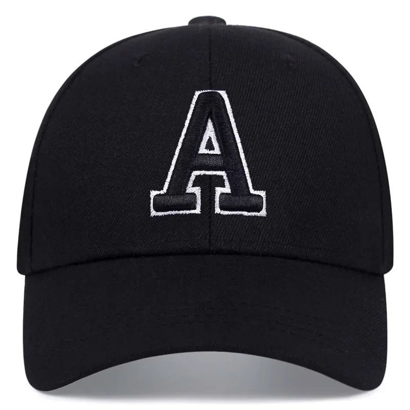 Unisex Letter Embroidery Baseball Cap Spring and Autumn Snapback Hat Adjustable Casual Cap Sunscreen Hat