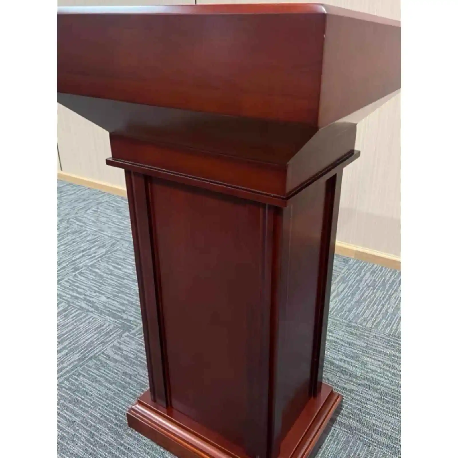 Solid wood podium, podium,