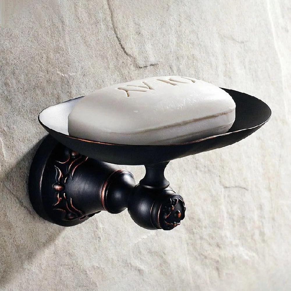 

Black Oil Rubbed Brass Wall Mounted Soap Dishes Soap Holder Bathroom Accessories Kba443