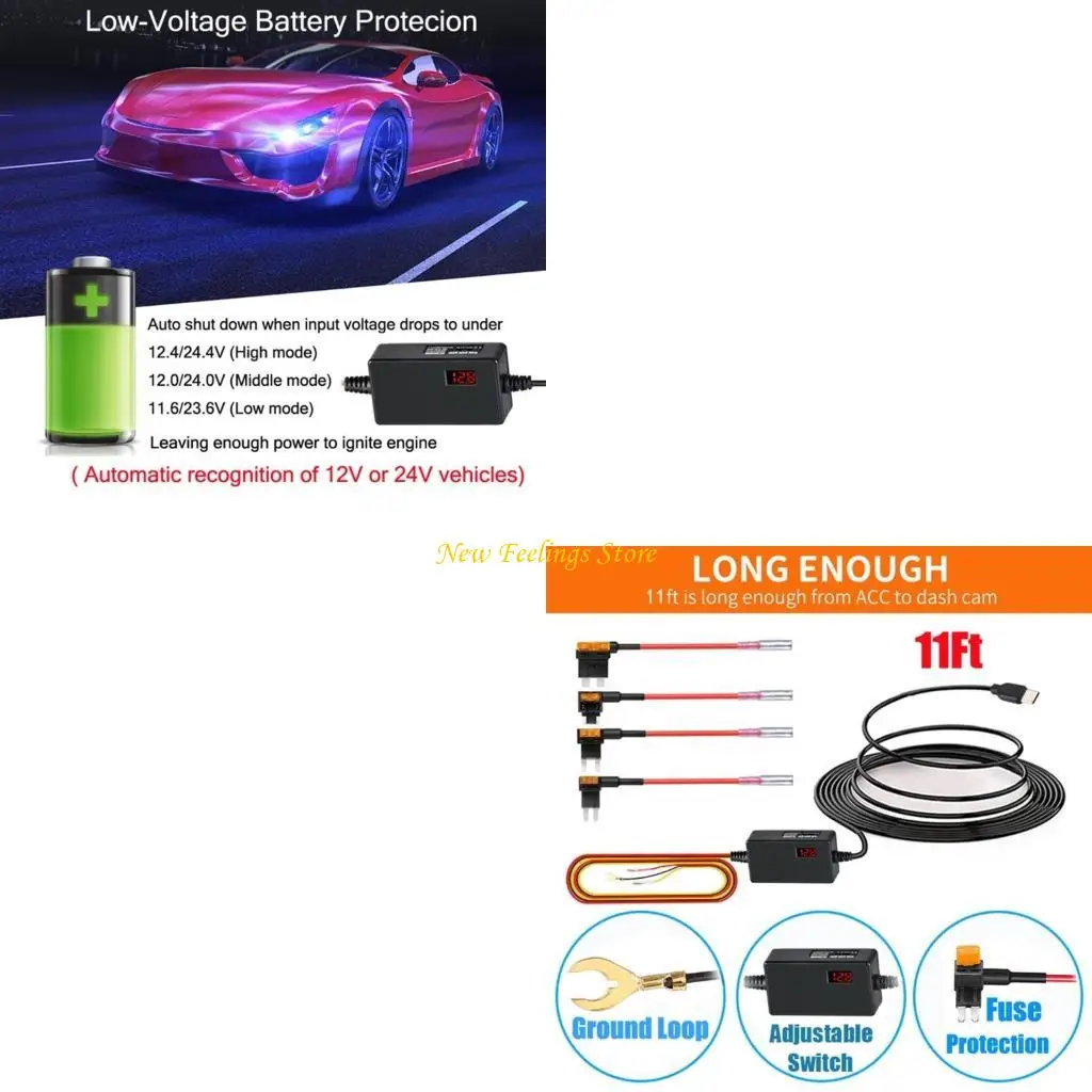 J6BF Comprehensive Hardwiring Solution Power Management for Car Electronics & Safety
