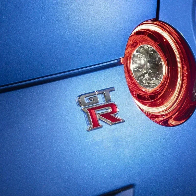 For Nissan Nismo GT-R, R32, R33, R34, R35, 370Z Accessories 1pcs GTR Car Logo Emblem Metal Stickers R GT Decals Badge Labeling view 5