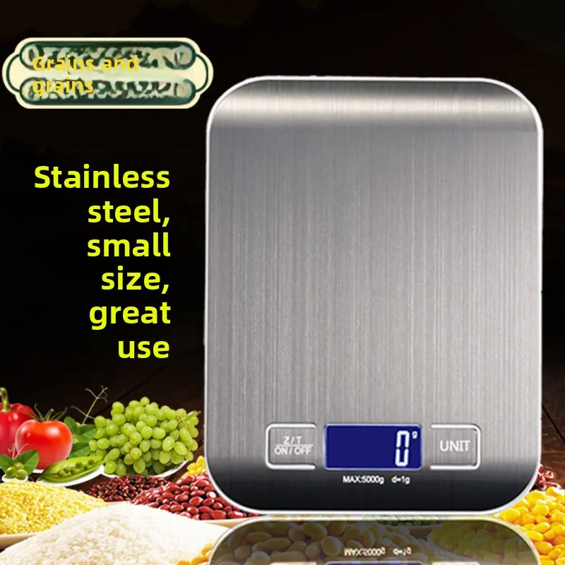 

Кухонные электронные весы с зарядкой, электронные весы из нержавеющей стали, бытовые кухонные весы для выпечки в граммах