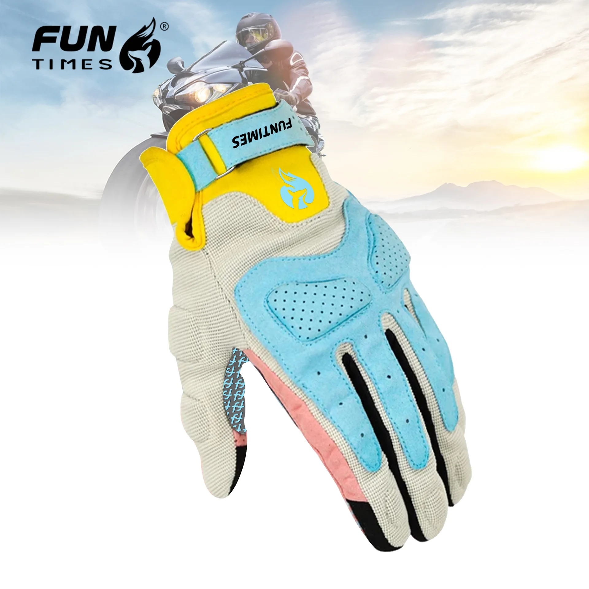 

Outdoor motorcycle riding fashionable unisex gloves motorcycle riding full finger gloves