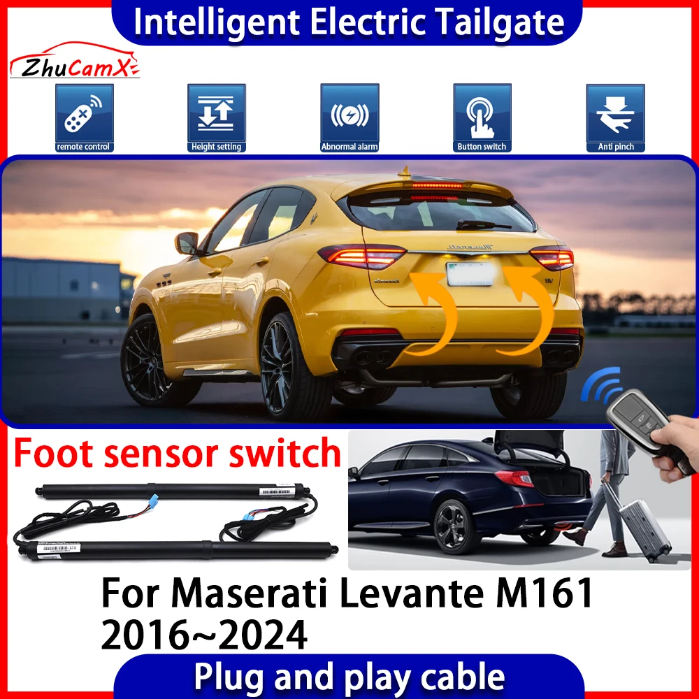 

ZhuCamX Car Automatic Lifting kit Opening Trunk Intelligent Electric Tail Gate Lift Tailgate for Maserati Levante M161 2016~2024