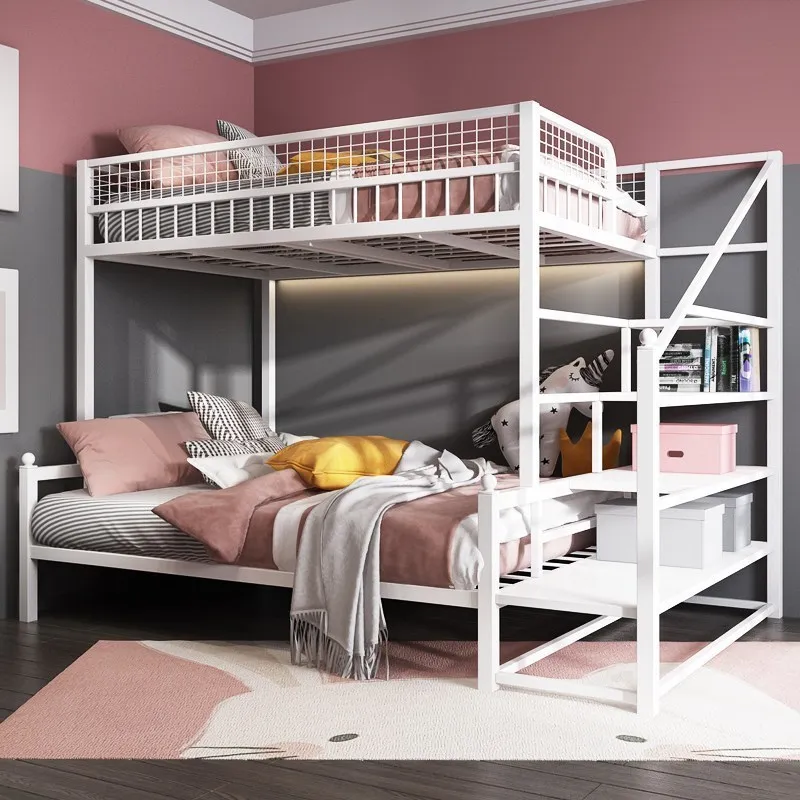 Small bunk bunk modern simple high and low mother bed bunk iron bed bunk and bunk bed