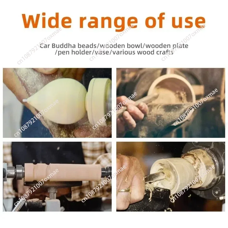 Household Mini Automatic Wood Lathe DIY Multifunctional Micro Machine for Buddha Bead Wood Spinning