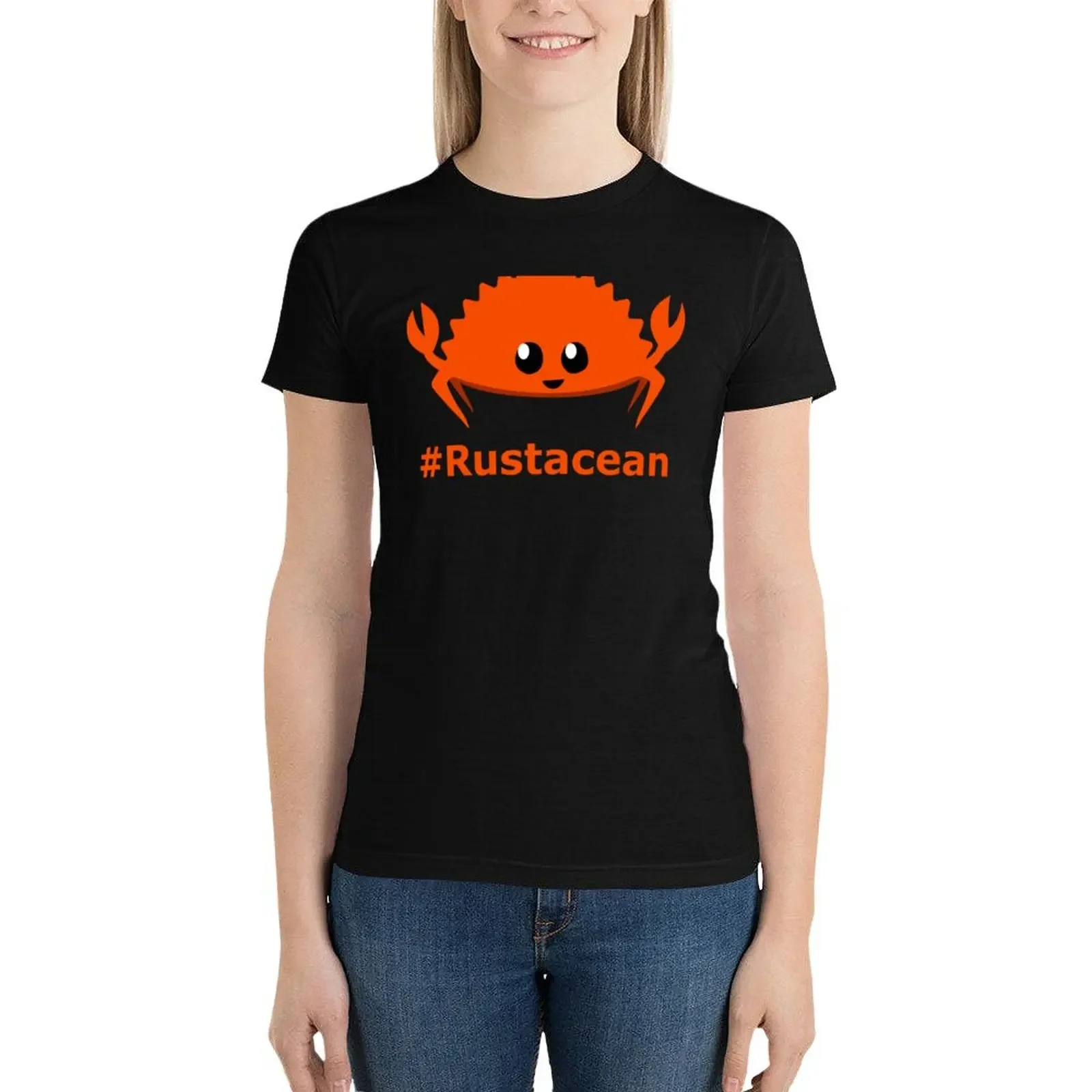 Roest Taal Lang Onofficiële Mascotte-Ferris De Krab Rustacean Klassiek T-Shirt Dierenprint Shirt Voor Meisjes Dames T-Shirts