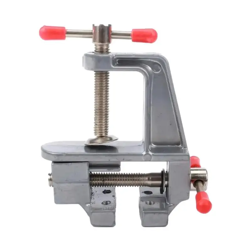 Aluminum Miniature Small Jewelers Hobby Clamp On Table Bench Lathe Mini Vice Tool Muliti-funcational