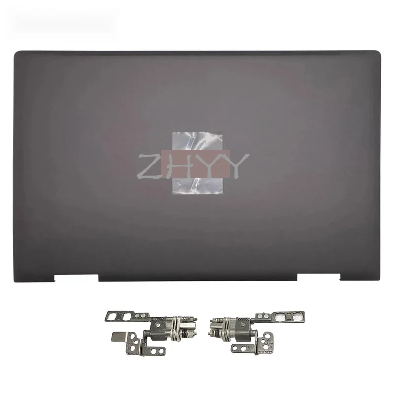 New For HP Envy X360 13-AY LCD Back Cover Top Case Rear Lid + Hinges 13.3