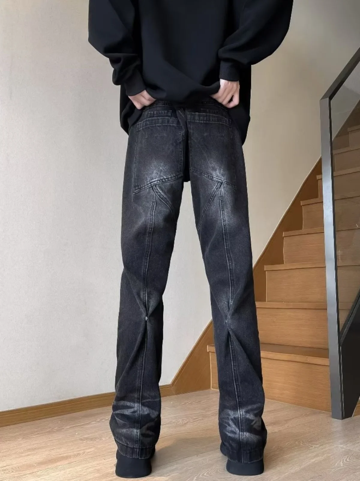 

Мужские джинсы Bla Slim Straight: модные, износостойкие, в американском стиле, для весны и осени