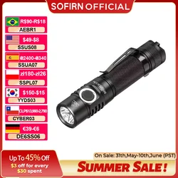 Sofirn SC31 Pro Powerful 2000LM 18650 Flashlight SST40 5V/2A Portable Rechargeable LED Lantern USB C Torch Anduril 2.0