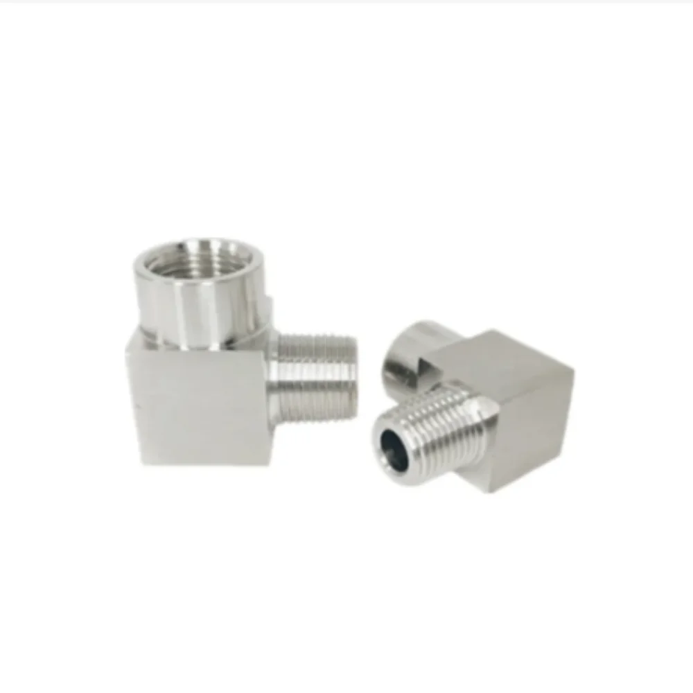 

2PCS 1/8" BSP Female To Male Thread Elbow 90 Deg 304 Stainless Steel Pipe Fitting Adapter Connector Operating pressure 2.5 Mpa