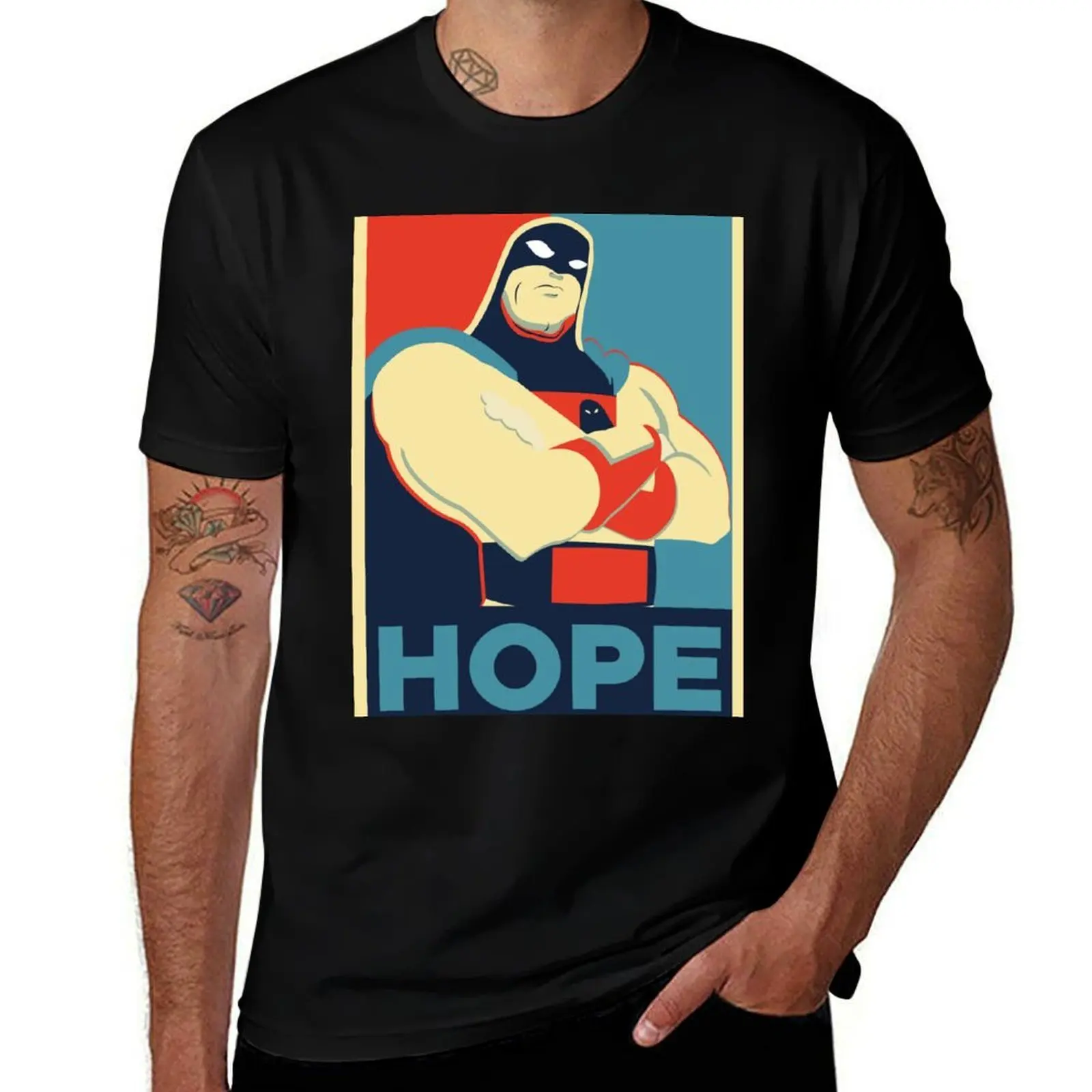 

Space Ghost HOPE T-Shirt t shirts for man graphic funny t shirts cotton 100% cotton t shirt pack T-Shirt