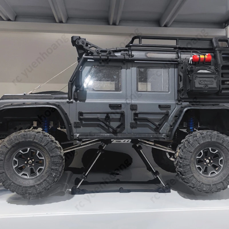 1Set For MJX H8H 1/8 Scale Climbing Car Model Parking Bracket 3D Printed Elevated Platform Decorative Upgrade Part Protect Tires