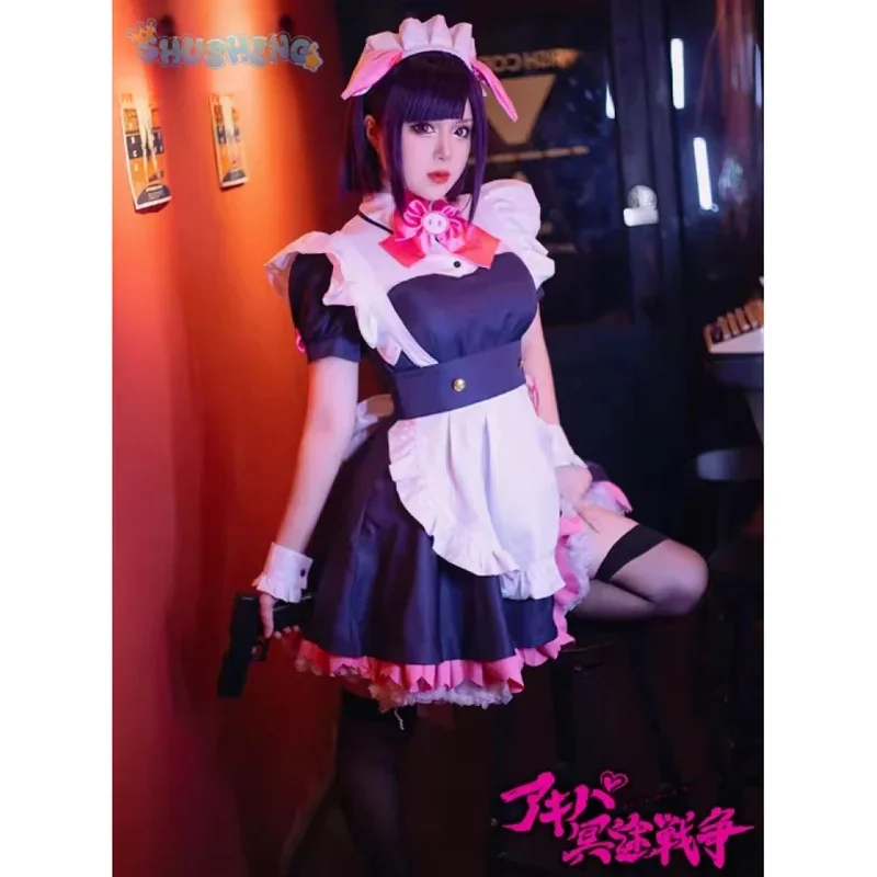 

COSda@Akiba maid War Wahira Nagomi Mannen Ranko Shiipon Hiiragi Yume Cosplay Sweet and sexy headwear accessories Halloween