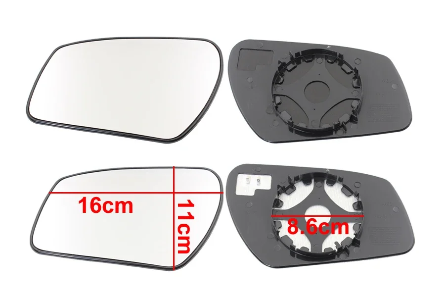 For Ford Focus 2005 2006 2007 2008 - 2014 Car Accessories Exteriors Part Side Rearview Mirror Lenses Reflective Glass Lens