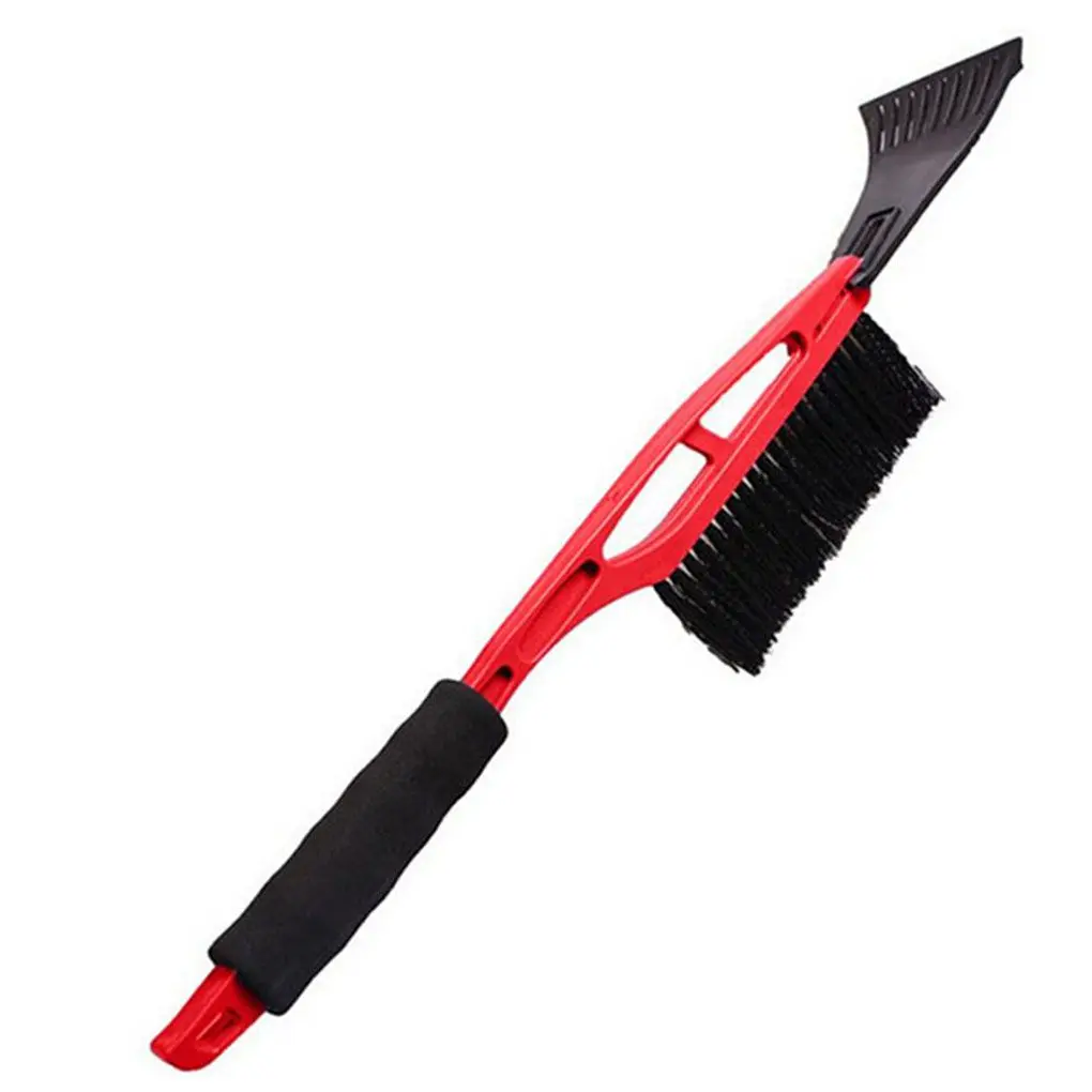 

2-in-1 Ice Scraper Vehicle Snow Brush Removal Shovel Handle Car Window Winter Snow Cleaner