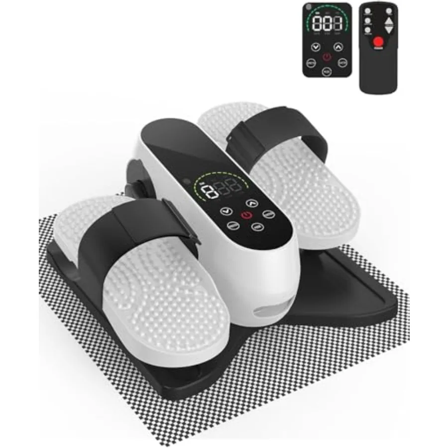 

2025 New Under Desk Elliptical Machine Portable Seated Pedal Exercise Machine for Seniors 12 Adjustable Speed Elipse Leg Exerci