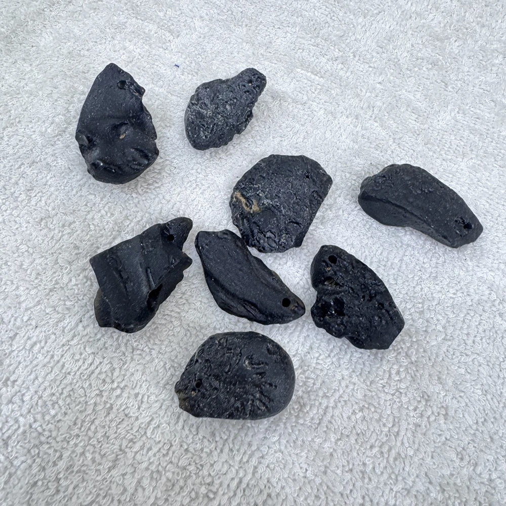 

Wholesale 2pcs/pack Genuine Meteorite Star stone Bead Pendant Mixed Size Irregular Shape Semi-Precious Gemstone Jewlery Pendant