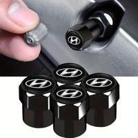 4Pcs Aluminum Alloy Car Wheel Tire Valve Caps Stem Cover For Hyundai NLINE I30 I20 I10 Venue Veloster Tucson Kona Ioniq Genesis