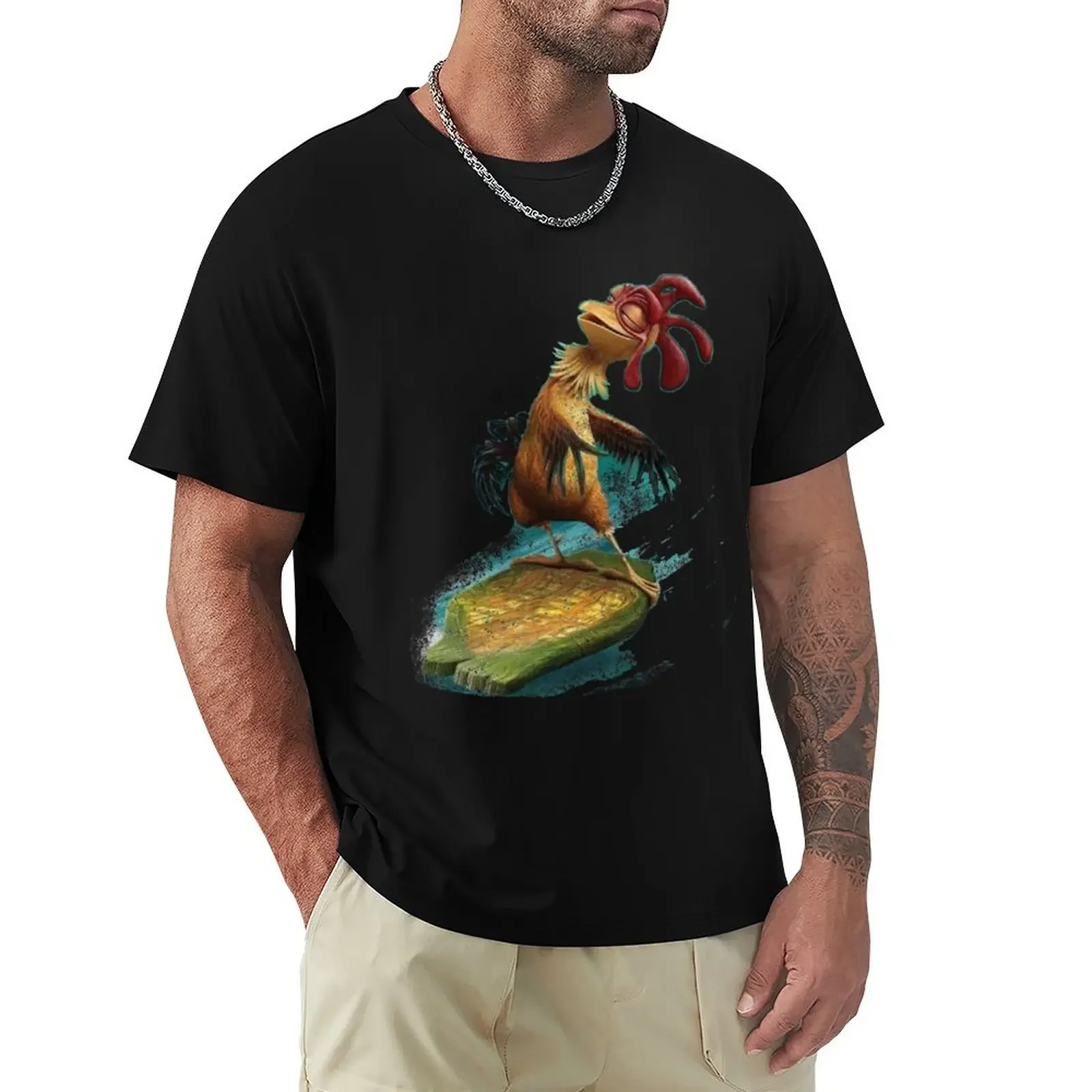 

Chicken Joe Surf T-shirt summer top sports fans Blouse funnys t shirt men