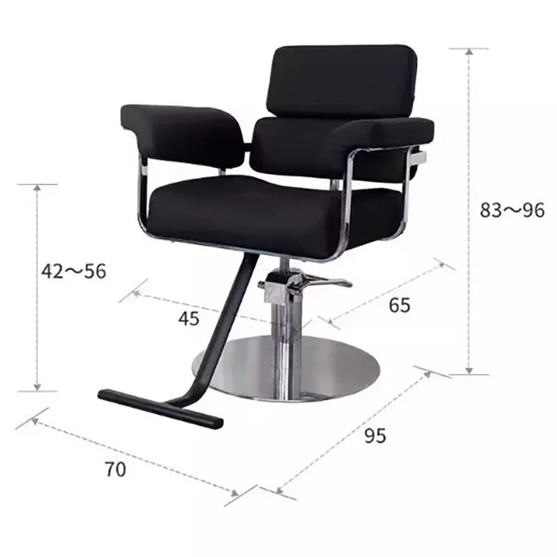 Nordic Aesthetic Barber Chair Comfortable Fashion Simple Luxury Hairdresser Chair Salon Ergonomic barber accessories Furniture