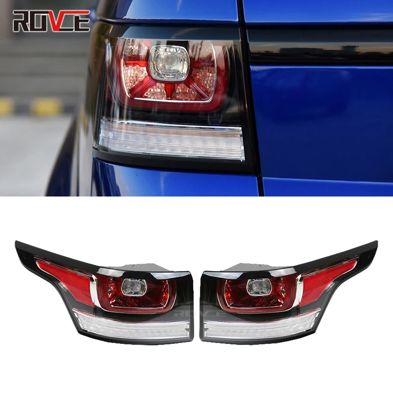 ROVCE LED Taillight Rear Brake Light For Land Rover Range Rover Sport 2014 2015 2016 2017 L494 for Turn Signal Lamp Car Lights