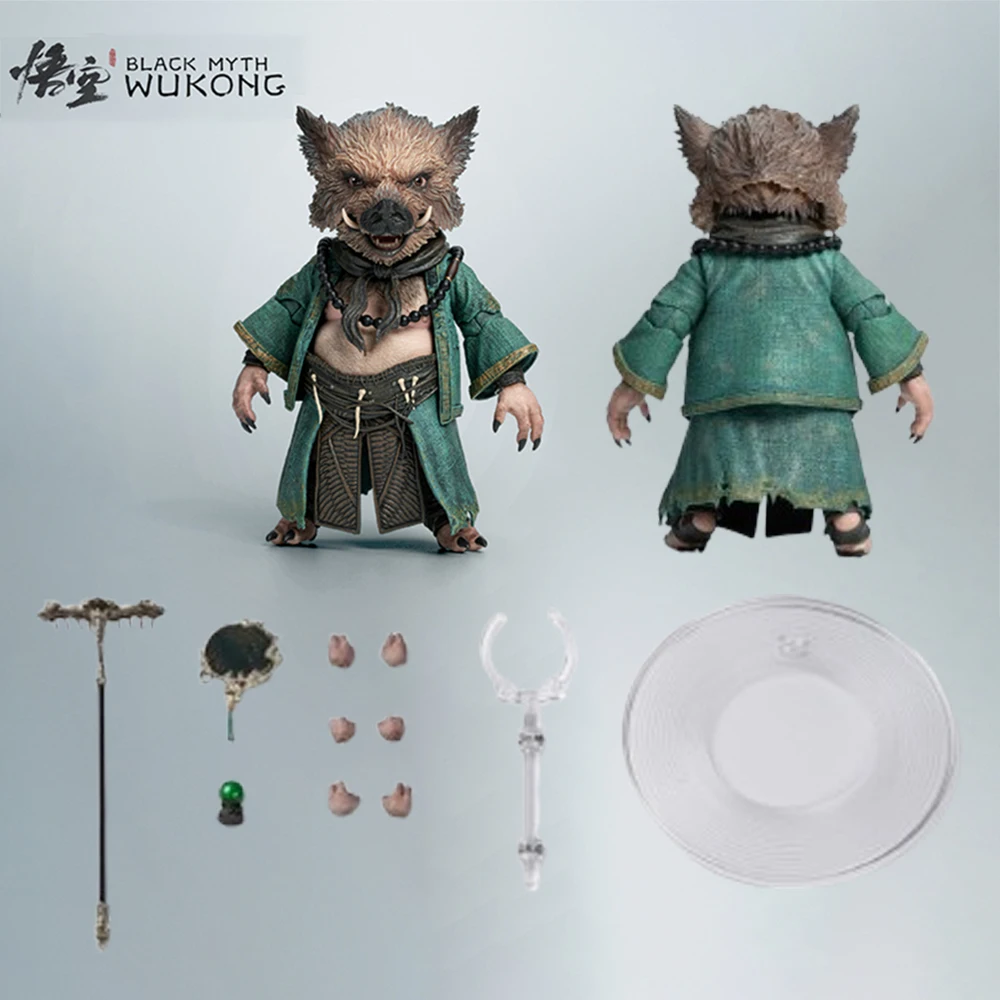 

Pre-Sale 1/12 Scale Model Black Myth Wukong Zhu Bajie Action Figure Movable Joints Model Black Myth Figure Collect Toy Boy Gift