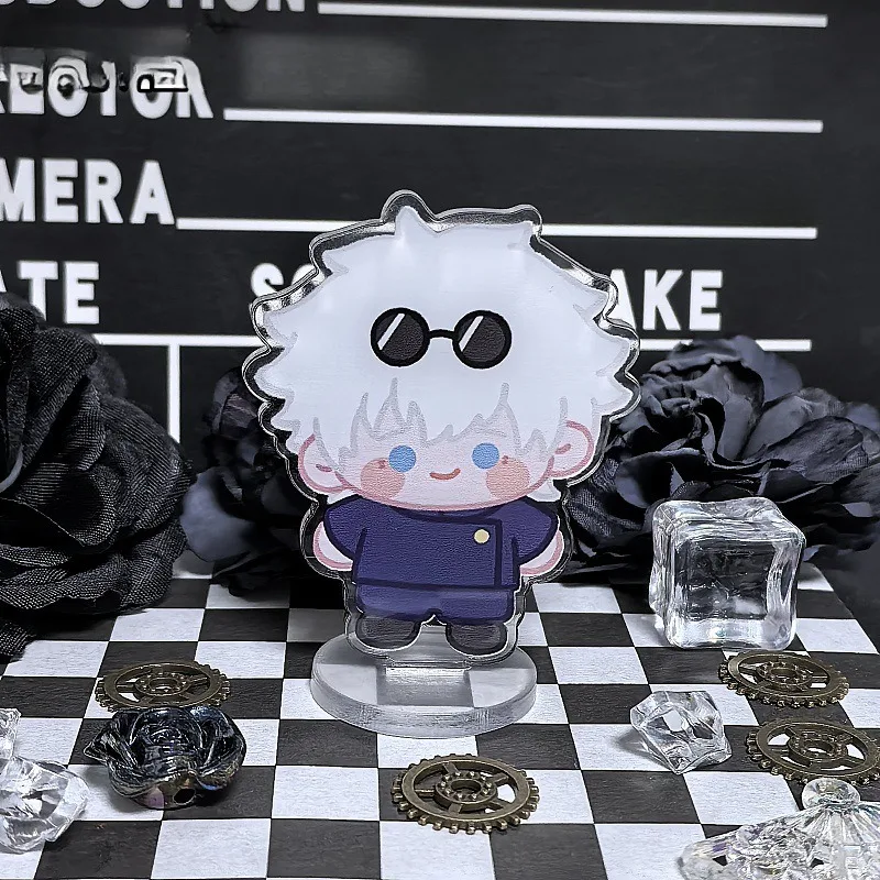 Jujutsu Kaisen Standing Sign Gojo Satoru Desktop Decoration Geto Acrylic Stand Cute Anime Figure Model Kawaii Ornament Gifts