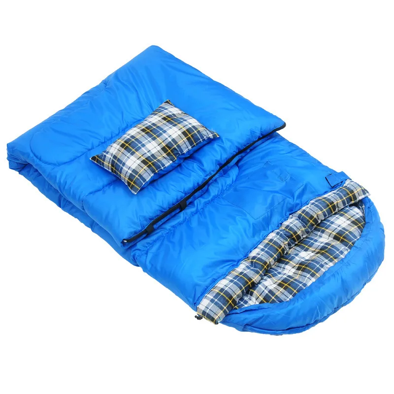 Sleeping bags for adults can be dismantled and washed outdoors, four seasons and winter camping, pure cotton thickened