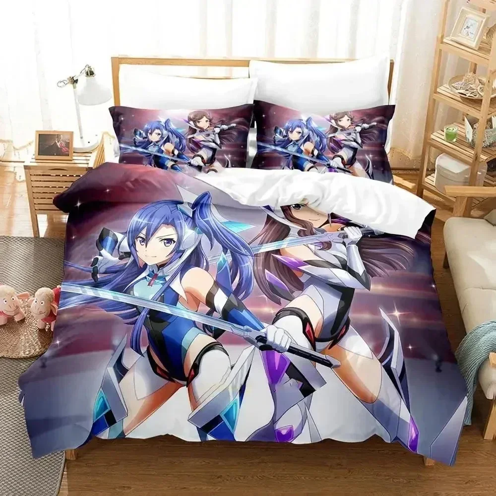 Anime Shoujo Kageki Revue Starlight Bedding Set Duvet Cover Bed Set Quilt Cover Pillowcase Comforter king Queen Size Boy Adult