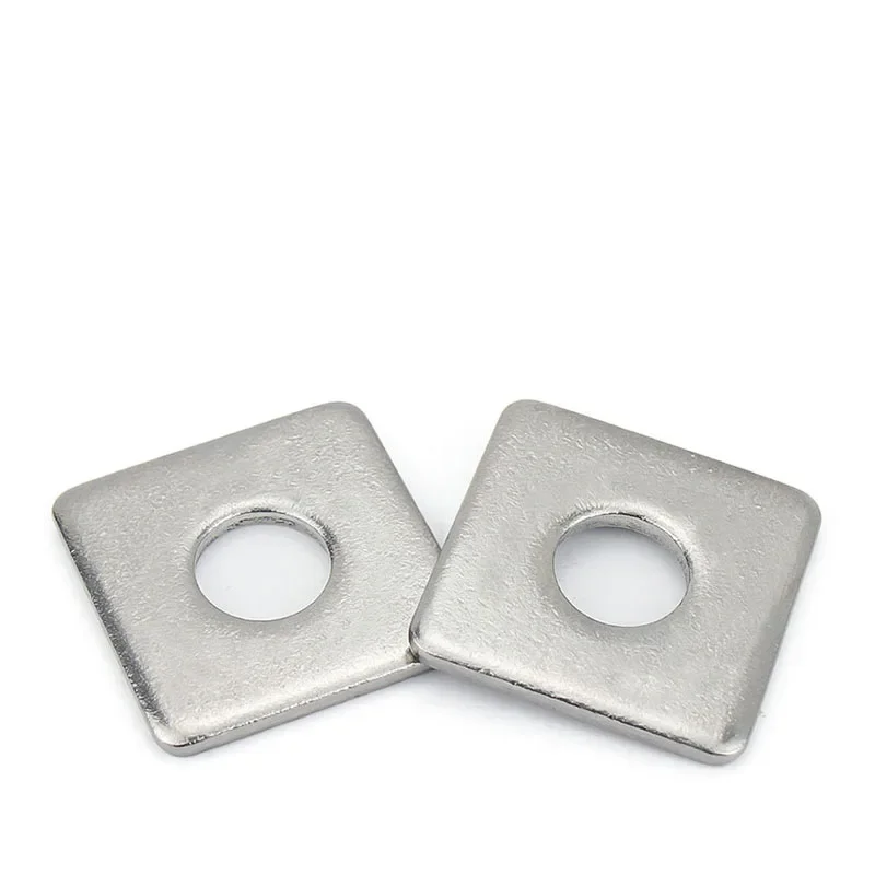 1~20PCS 304 Stainless Steel Square Washer M6 M8 M10 M12 M14 M16 M18 M20 Flat Pad Spacer Gasket for Hardware Fastener