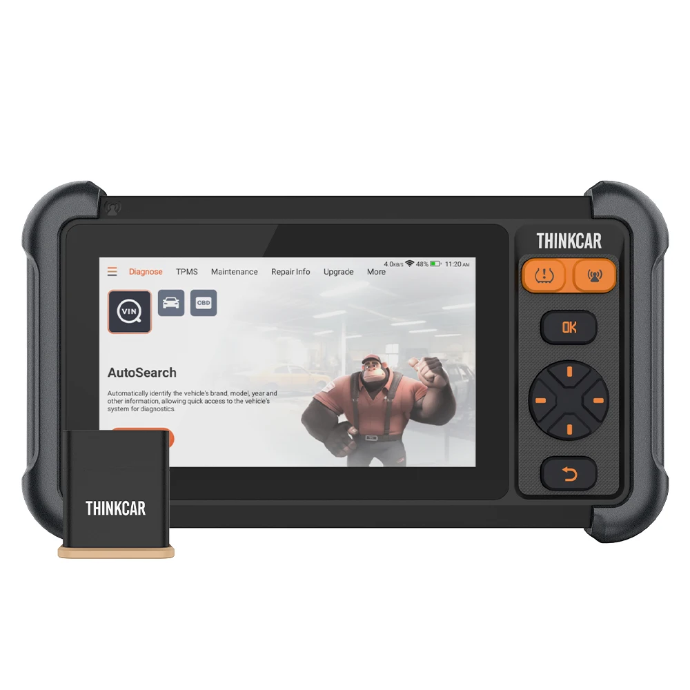 THINKCAR VT679 OBD2 Scanner TPMS Vollsystem-Überprüfung Unterstützt CANFD 28 Reset-Funktionen Scan-Tool Reifendruck Auto-Diagnosegerät