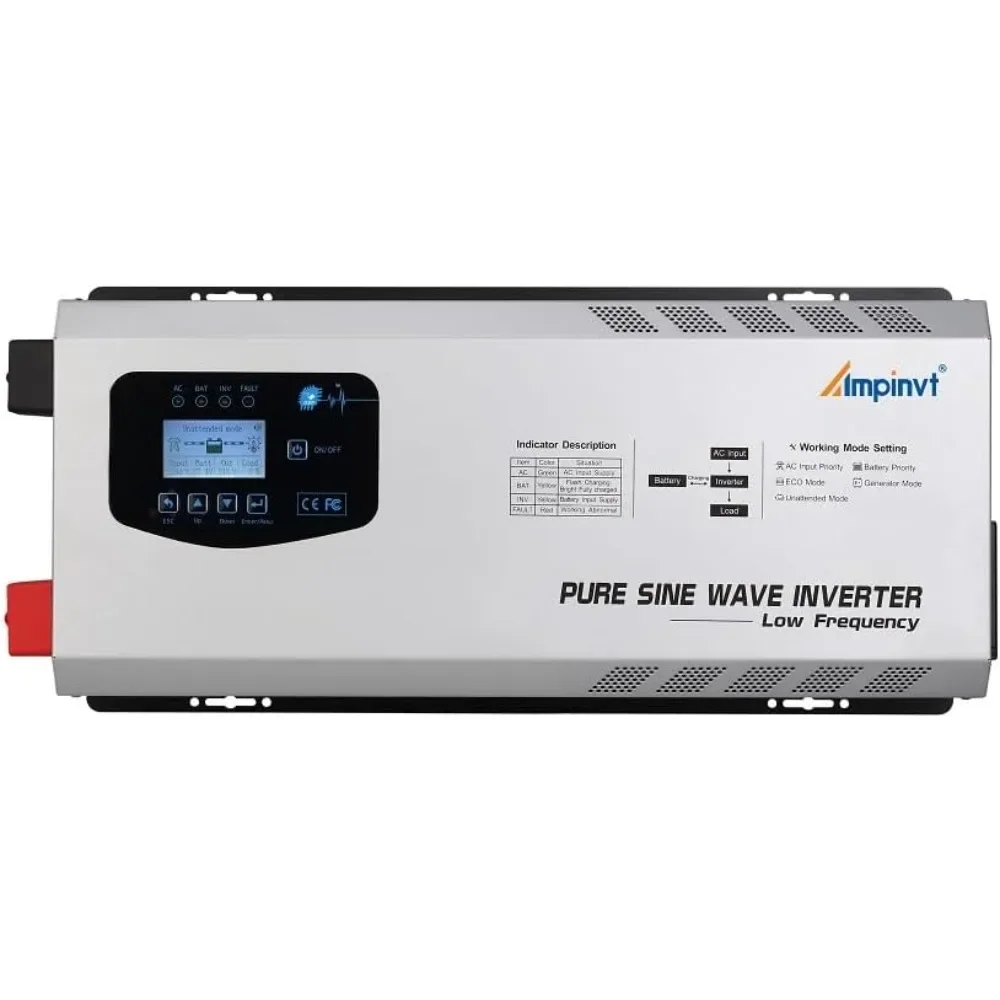 Output, with Battery AC Charger Off Grid Low Frequency Inverter for Solar Home