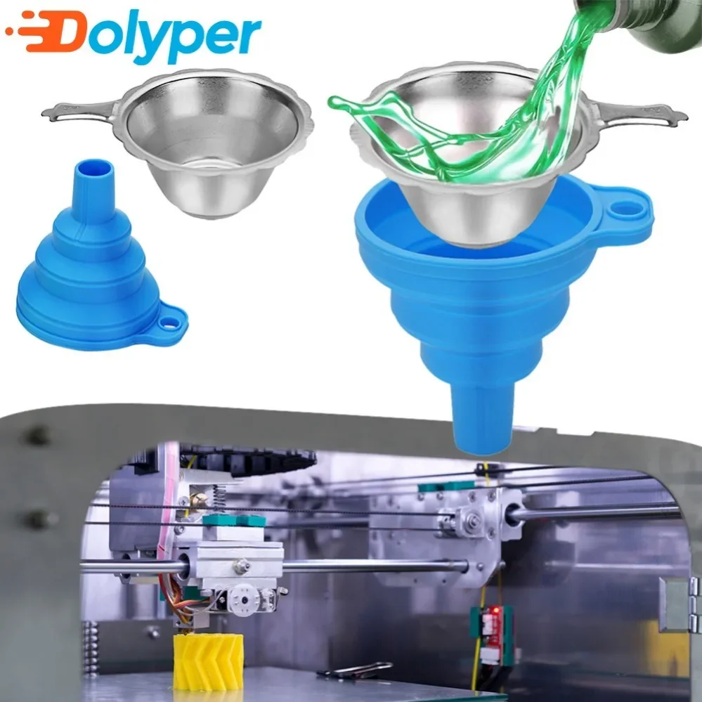 UV Resin Recycle Funnel Strainer Filter All Metal Stainless Steel Curing Cup for Photon DLP 3D Printer Part SLA LCD 3d Printer