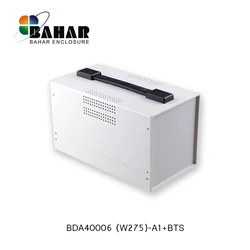 Premium Quality Bahar Enclosure Iron Desk Top Shell with flat  Cover Model BDA 40006 iron Enclosure Housing DIY project  box