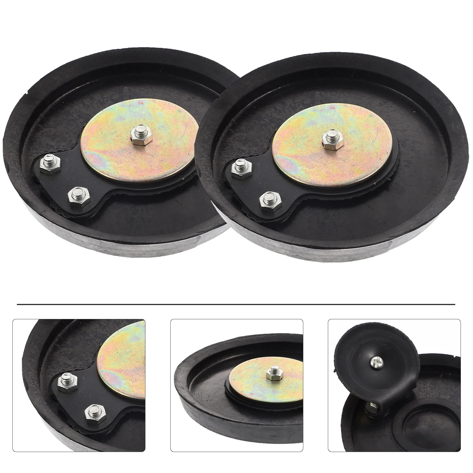 

2pcs Water Forbidden Bowl Universal Replacement Cup For Manual Pressure Water Pump Durable Rubber Stopping Bowl Pitcher