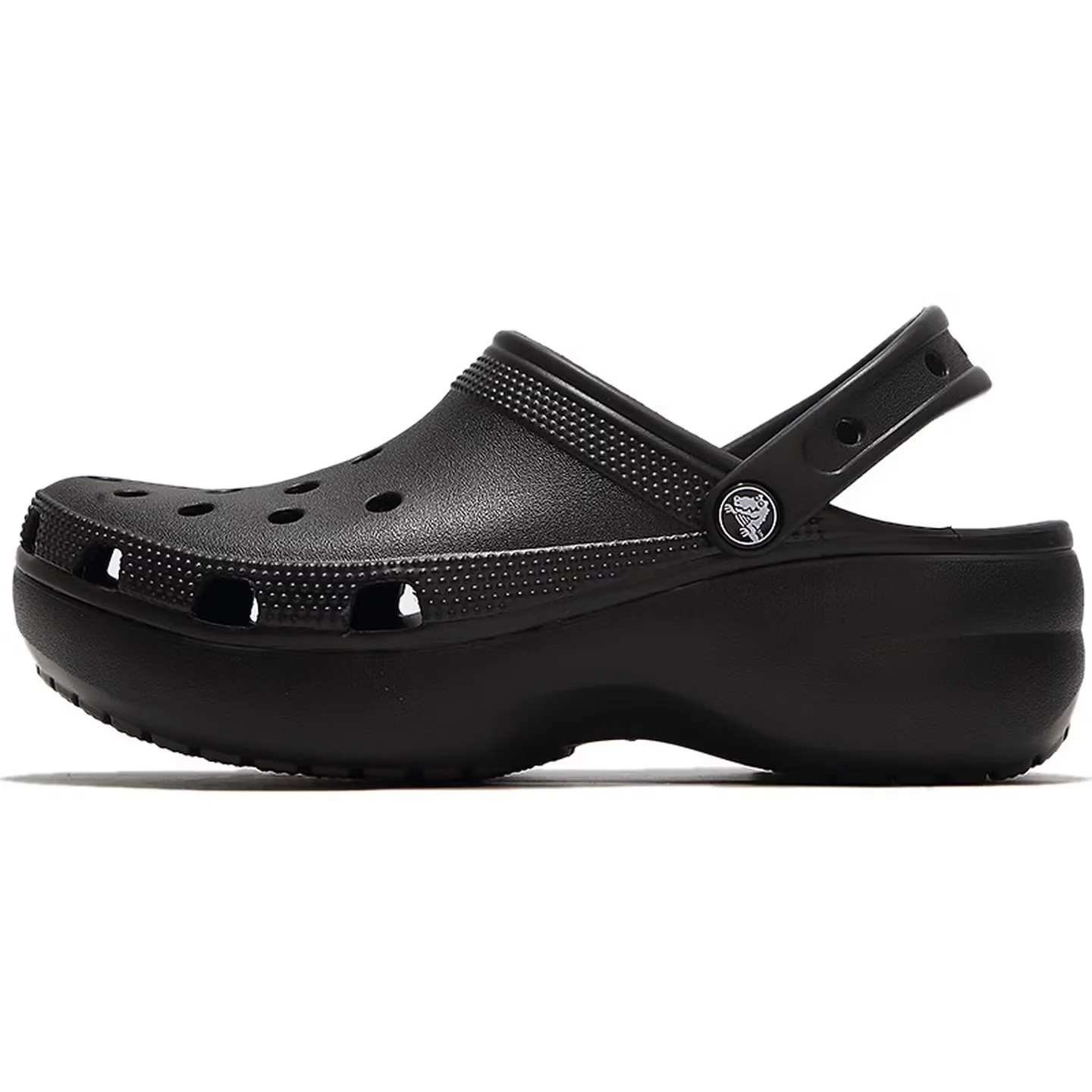 Crocs Classic Platform Clog Women's Casual Clogs  Black, 4.1cm Thick Sole, Height-Enhancing & Breathable 206750-001