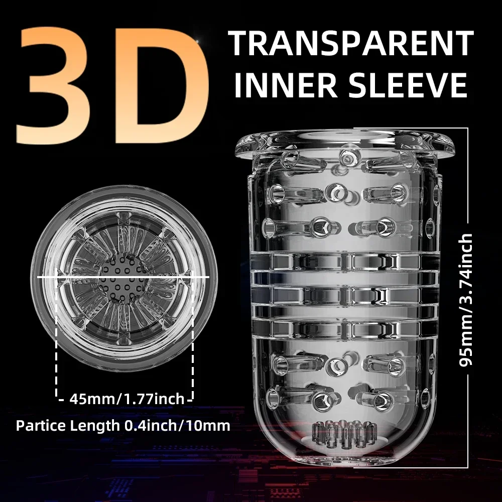 تلسكوبي دوران التلقائي ذكر الاستمناء المثيرة الجنس لعب المهبل جهاز استمناء للرجال الكهربائية الكبار المكبس الاستمناء