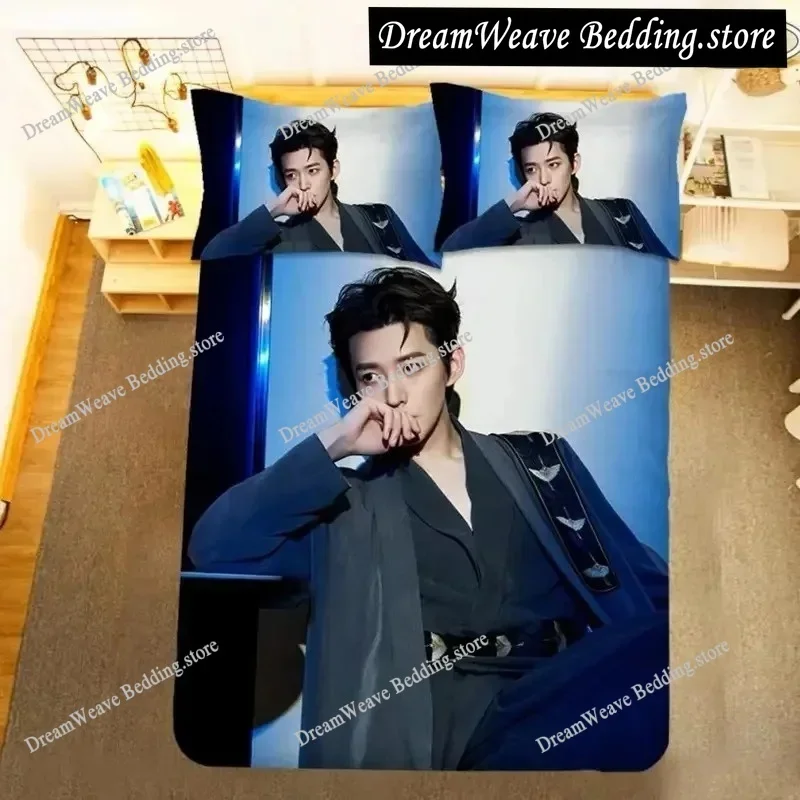 Deng Wei HD Poster Pillowcase+ Duvet Cover Single Dormitory Student Knit DW TV Character Drama Stills Double Home Textileextile
