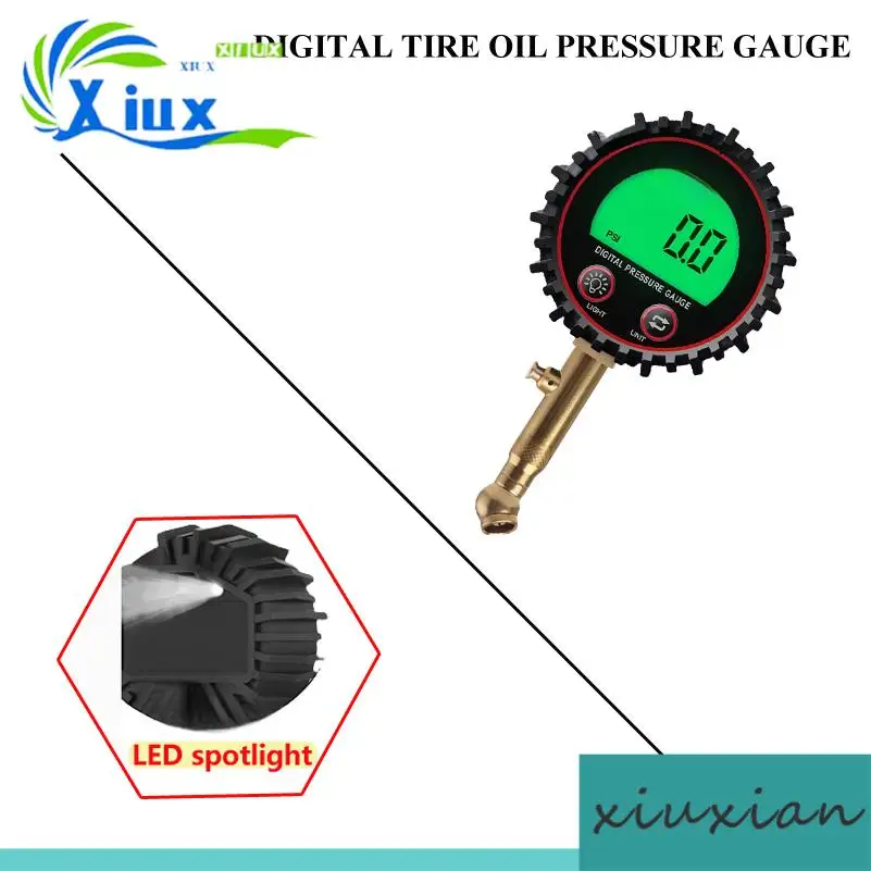 

Манометр для шин 3-255PSI с подсветкой, ЖК-дисплей, цифровой манометр для легковых автомобилей, грузовиков, велосипедов