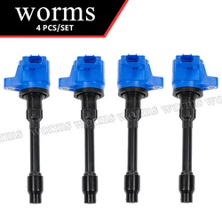 Worms Ignition Coil High Performance 4pcs Система зажигания For 16-19 Honda Civic 2.0L 15-19 1.5L 30520-5R0-013 L15B