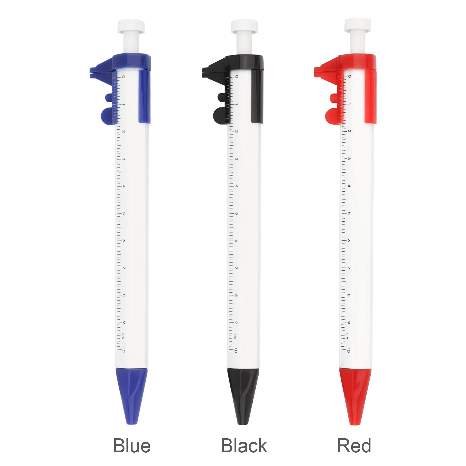 2 In 1 Ball-point Pen Vernier Calipers Measuring Tools Plastic Optional 0-100mm Vernier Caliper Pen