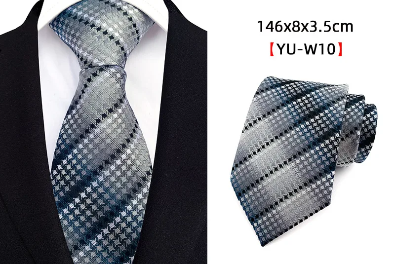 New Style 8cm Ties for Men Silk Paisley Flower Necktie for Business Office Gift Accessory Men's High-Quality Neck Tie