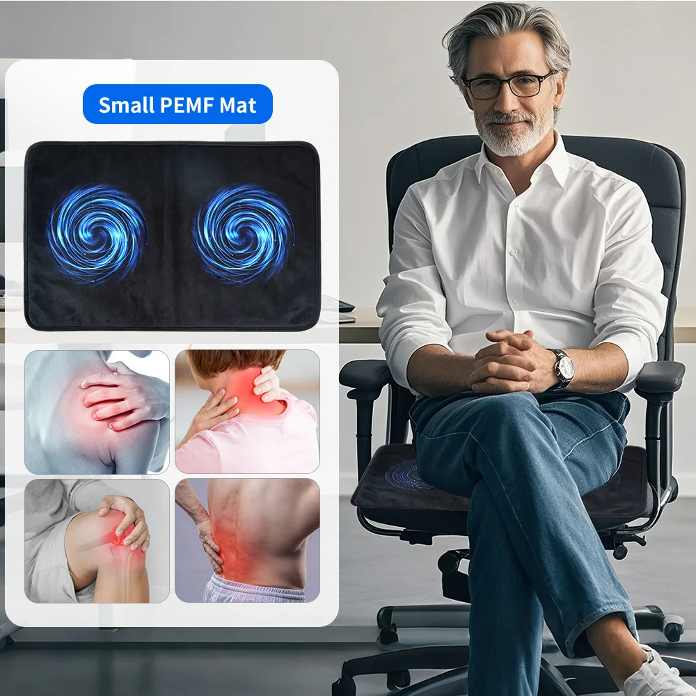 

PEMF Therapy Mat with Magnetic Field Technology - Full Body Massage & Natural Healing Pad for Pain, Sleep & Tissue Recovery