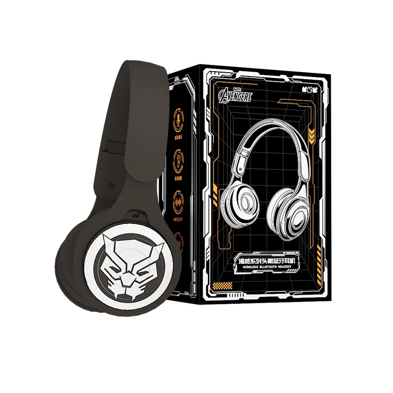 Disney Marvel Y08Pro Bluetooth Headphones HIFI Stereo Wireless Earphone Bluetooth Spider Man Gaming Headsets Laptop for Kids